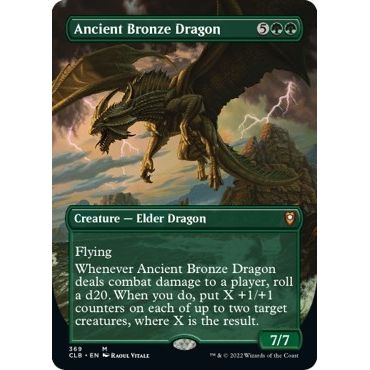 Image for Ancient Bronze Dragon (Borderless) (369) (CLB) - Magic: The Gathering
