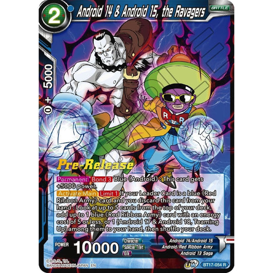 Image for Android 14 & Android 15, the Ravagers (BT17-054) (DBS-B17PRE) - Dragon Ball Super: Masters