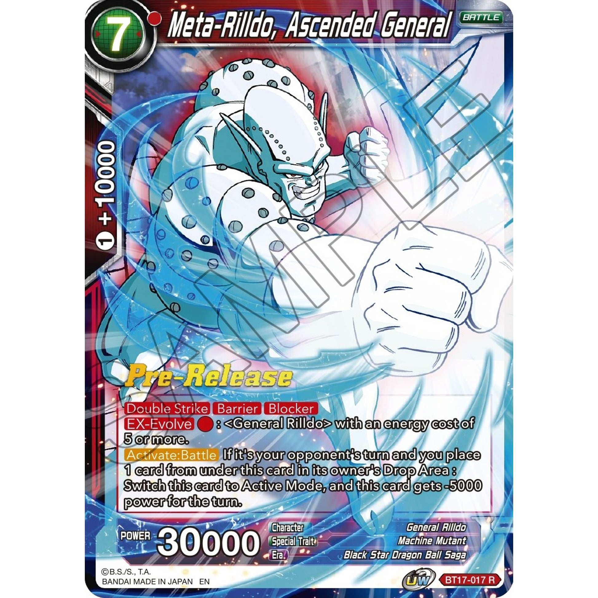 Image for Meta-Rilldo, Ascended General (BT17-017) (DBS-B17PRE) - Dragon Ball Super: Masters
