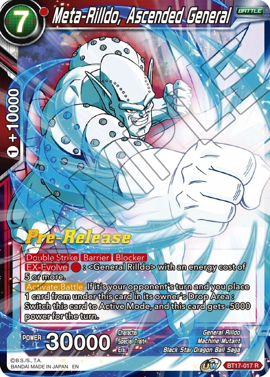 Image for Meta-Rilldo, Ascended General (BT17-017) (DBS-B17PRE) - Dragon Ball Super: Masters