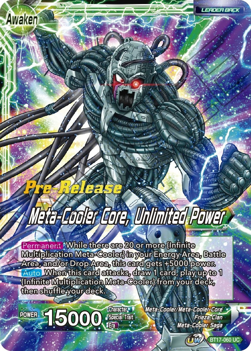 Image for Meta-Cooler // Meta-Cooler Core, Unlimited Power (BT17-060) (DBS-B17PRE) - Dragon Ball Super: Masters