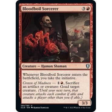 Image for Bloodboil Sorcerer (164) (CLB) - Magic: The Gathering