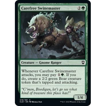 Image for Carefree Swinemaster (219) (CLB) - Magic: The Gathering
