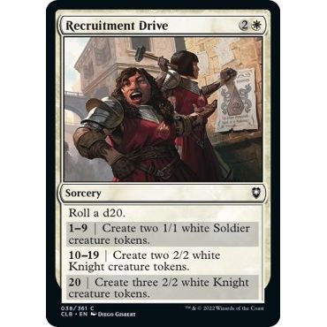 Image for Recruitment Drive (38) (CLB) - Magic: The Gathering