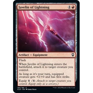 Image for Javelin of Lightning (185) (CLB) - Magic: The Gathering