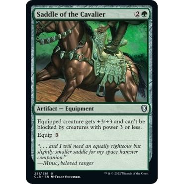 Image for Saddle of the Cavalier (251) (CLB) - Magic: The Gathering