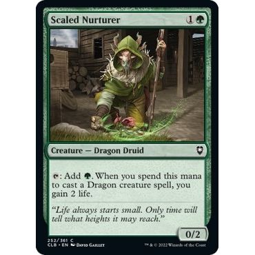 Image for Scaled Nurturer (252) (CLB) - Magic: The Gathering