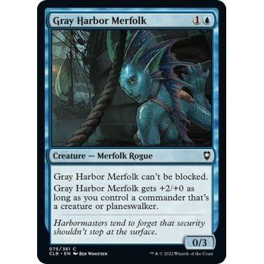 Image for Gray Harbor Merfolk (75) (CLB) - Magic: The Gathering