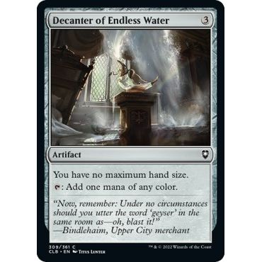 Image for Decanter of Endless Water (309) (CLB) - Magic: The Gathering