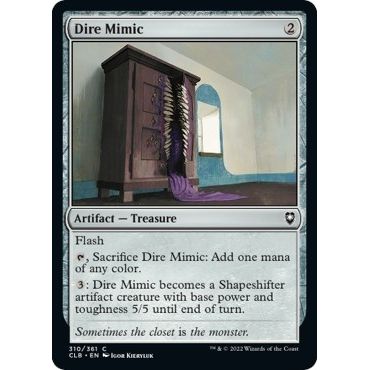 Image for Dire Mimic (310) (CLB) - Magic: The Gathering
