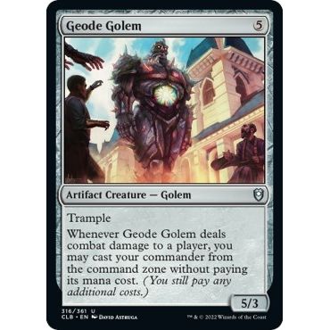 Image for Geode Golem (316) (CLB) - Magic: The Gathering