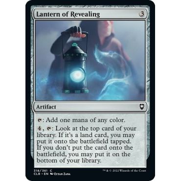 Image for Lantern of Revealing (318) (CLB) - Magic: The Gathering