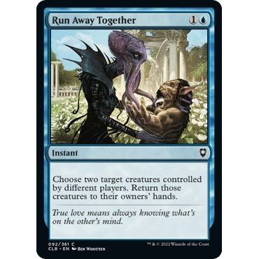 Image for Run Away Together (92) (CLB) - Magic: The Gathering