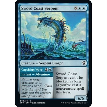 Image for Sword Coast Serpent (99) (CLB) - Magic: The Gathering