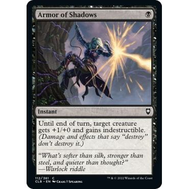 Image for Armor of Shadows (112) (CLB) - Magic: The Gathering