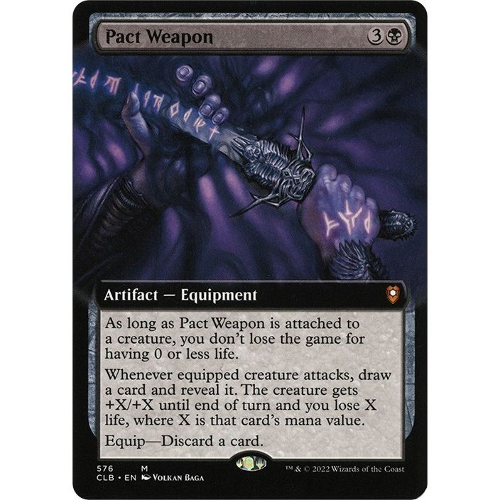 Image for Pact Weapon (Extended Art) (576) (CLB) - Magic: The Gathering