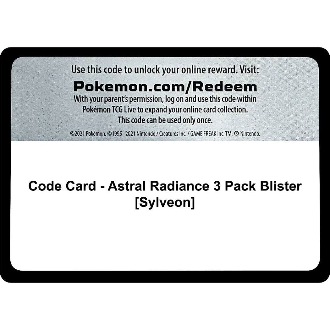 Image for Code Card - Astral Radiance 3 Pack Blister [Sylveon] (SWSH10) - Pokemon