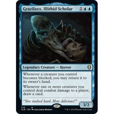 Image for Grazilaxx, Illithid Scholar (723) (CLB) - Magic: The Gathering