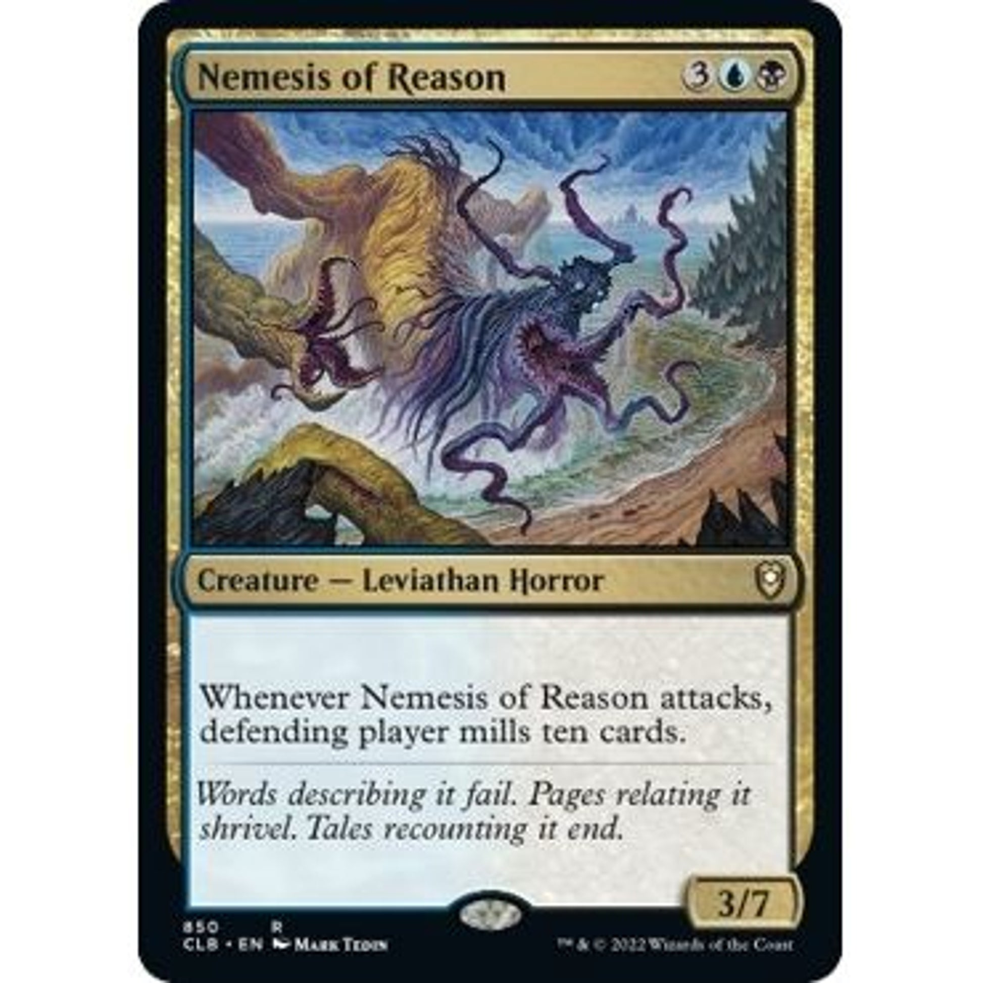 Image for Nemesis of Reason (850) (CLB) - Magic: The Gathering