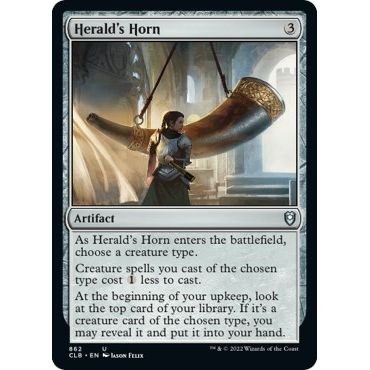 Image for Herald's Horn (862) (CLB) - Magic: The Gathering