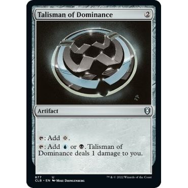 Image for Talisman of Dominance (877) (CLB) - Magic: The Gathering