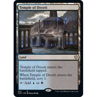 Image for Temple of Deceit (922) (CLB) - Magic: The Gathering