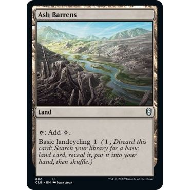 Image for Ash Barrens (880) (CLB) - Magic: The Gathering