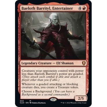 Image for Baeloth Barrityl, Entertainer (655) (CLB) - Magic: The Gathering