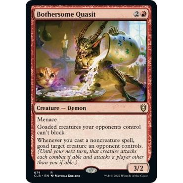 Image for Bothersome Quasit (674) (CLB) - Magic: The Gathering