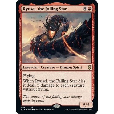 Image for Ryusei, the Falling Star (806) (CLB) - Magic: The Gathering