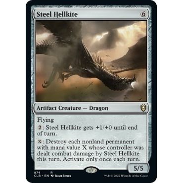 Image for Steel Hellkite (874) (CLB) - Magic: The Gathering