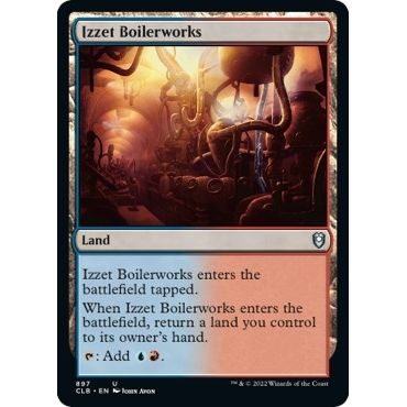 Image for Izzet Boilerworks (897) (CLB) - Magic: The Gathering