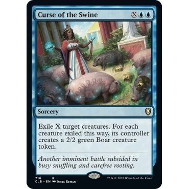 Image for Curse of the Swine (716) (CLB) - Magic: The Gathering