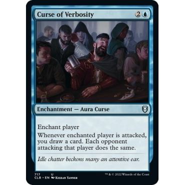 Image for Curse of Verbosity (717) (CLB) - Magic: The Gathering