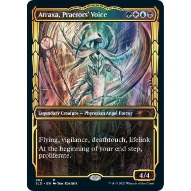 Image for Atraxa, Praetors' Voice (Gilded Foil) (453) (SLD) - Magic: The Gathering