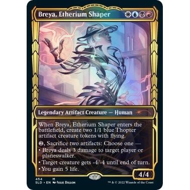 Image for Breya, Etherium Shaper (Gilded Foil) (454) (SLD) - Magic: The Gathering