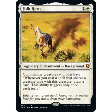Image for Folk Hero (650) (CLB) - Magic: The Gathering