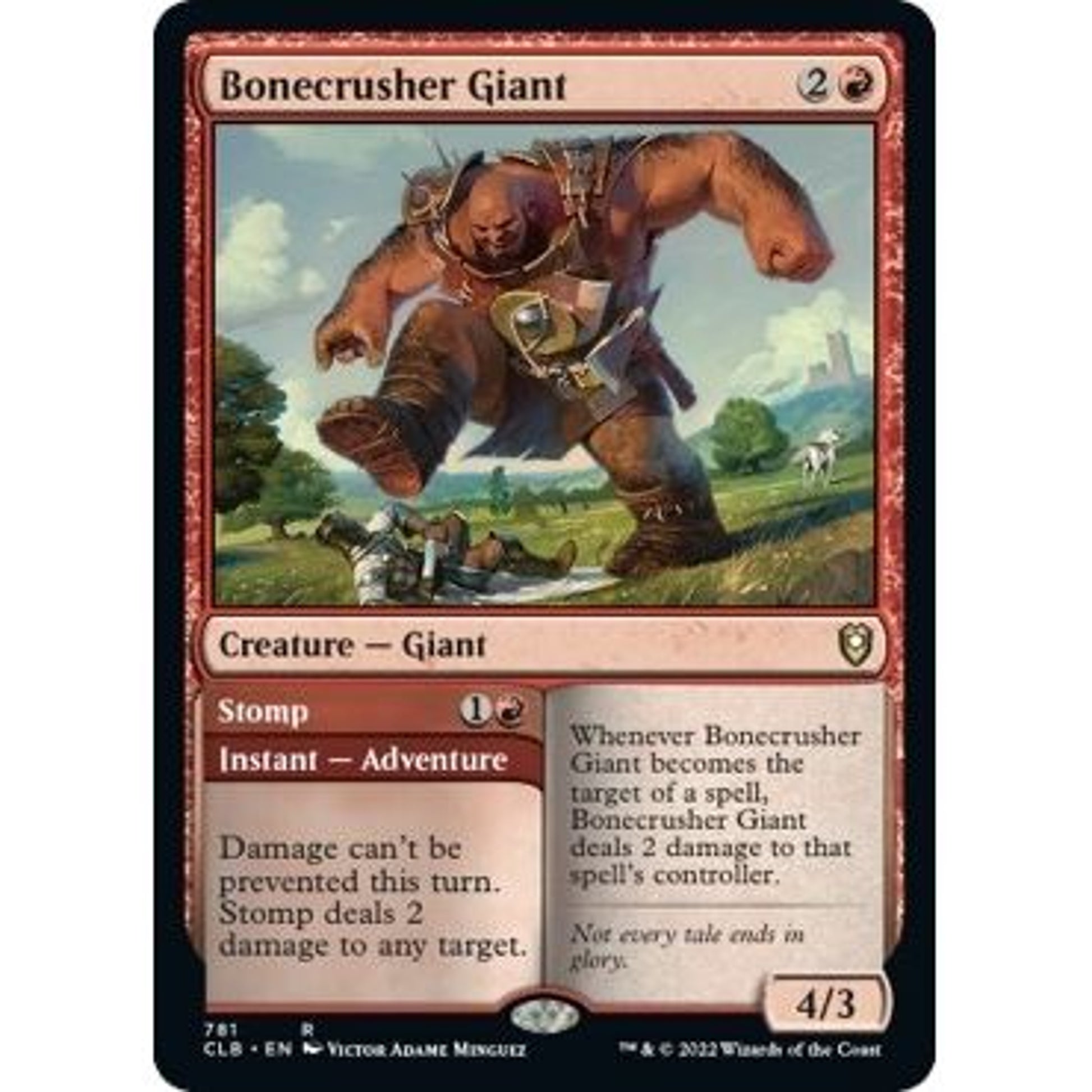 Image for Bonecrusher Giant (781) (CLB) - Magic: The Gathering