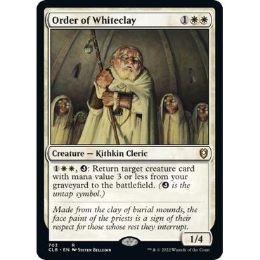Image for Order of Whiteclay (703) (CLB) - Magic: The Gathering