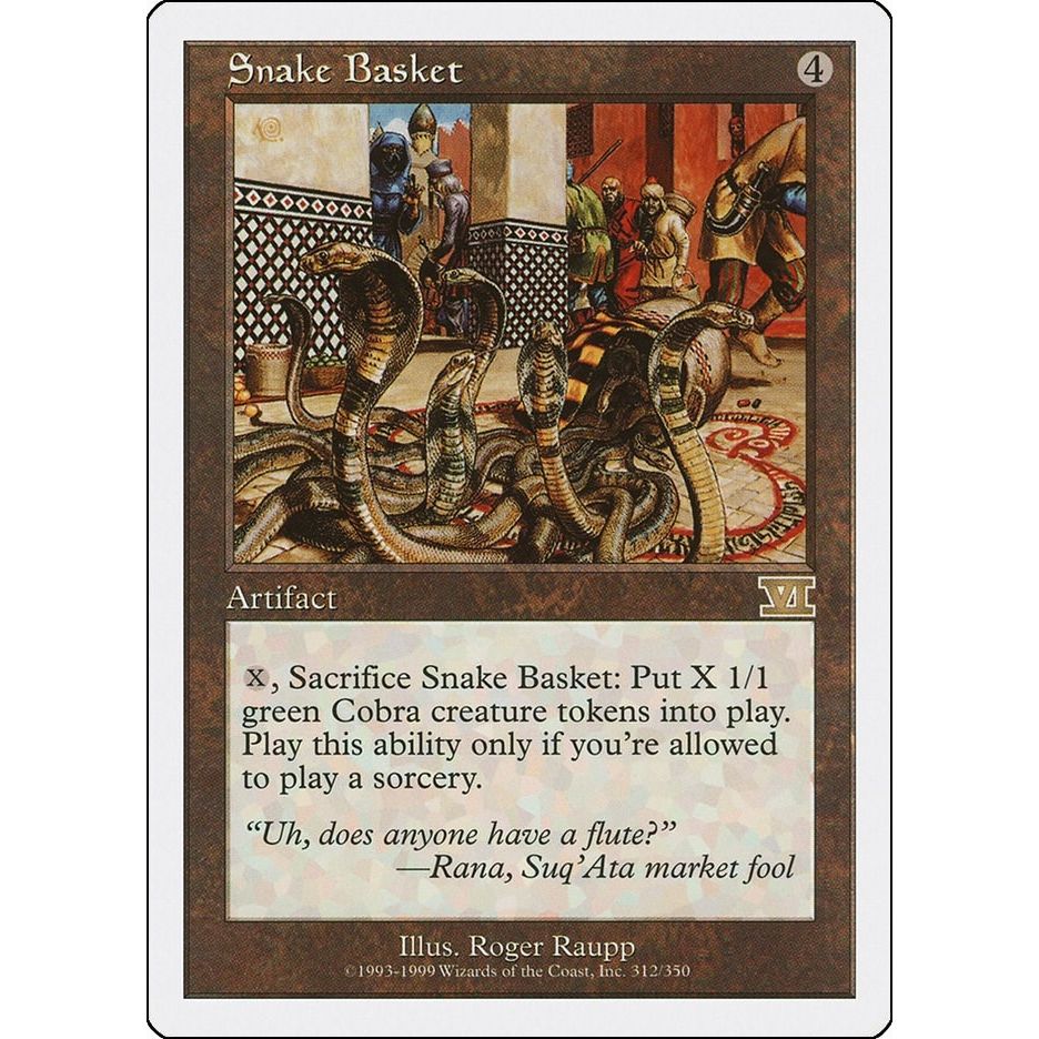 Image for Snake Basket (312) (6ED) - Magic: The Gathering