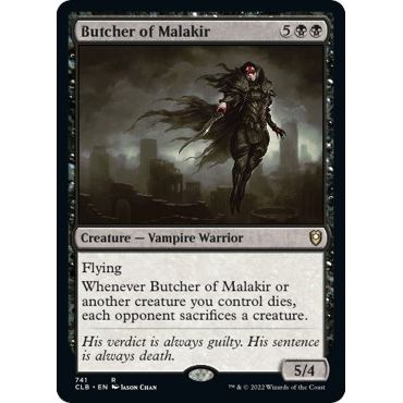 Image for Butcher of Malakir (741) (CLB) - Magic: The Gathering
