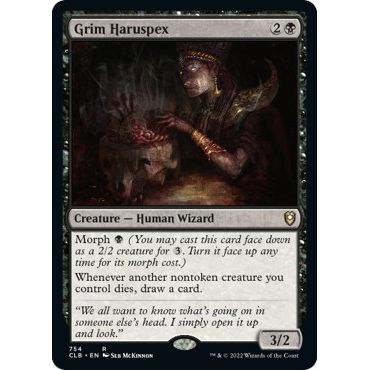 Image for Grim Haruspex (754) (CLB) - Magic: The Gathering