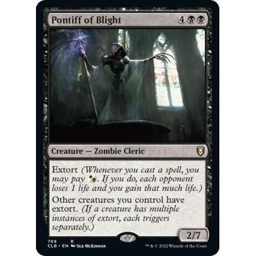 Image for Pontiff of Blight (768) (CLB) - Magic: The Gathering