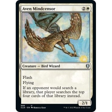 Image for Aven Mindcensor (688) (CLB) - Magic: The Gathering