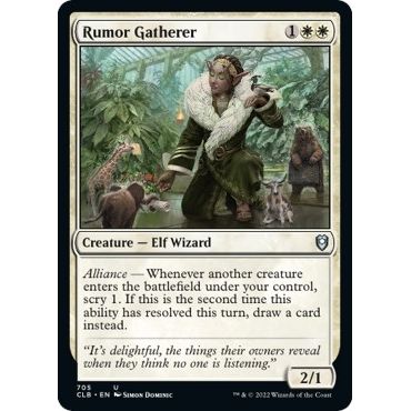 Image for Rumor Gatherer (705) (CLB) - Magic: The Gathering