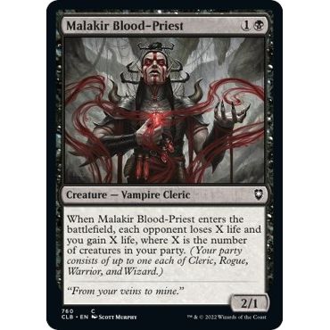 Image for Malakir Blood-Priest (760) (CLB) - Magic: The Gathering