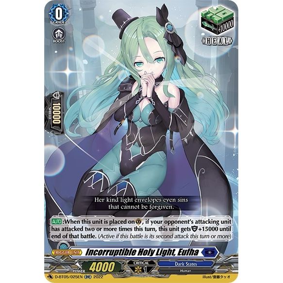 Image for Incorruptible Holy Light, Eufha (D-BT05/025EN) (D-BT05) - Cardfight Vanguard