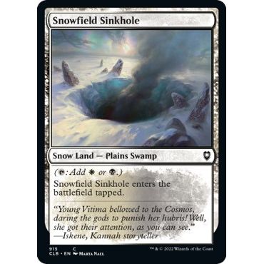 Image for Snowfield Sinkhole (915) (CLB) - Magic: The Gathering