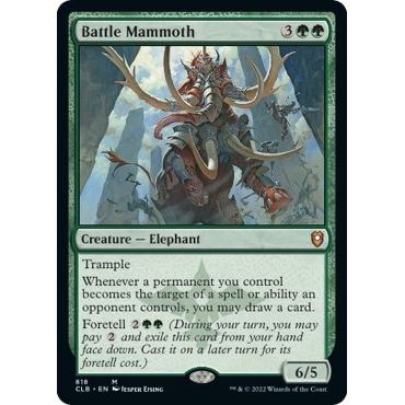 Image for Battle Mammoth (818) (CLB) - Magic: The Gathering