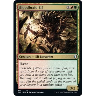 Image for Bloodbraid Elf (839) (CLB) - Magic: The Gathering